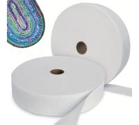 TEMU 2 Rollos de Relleno Jelly Roll 2 1/4 Pulgadas x , Relleno de Poliéster para Alfombras Jelly Roll, Alfombras Trenzadas y Manualidades