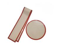 TEMU 2 sartenes antiadherentes de 9 pulgadas, tapetes de silicona fáciles de limpiar para hornear pan holandés, bandejas separadas para hornear pasteles, resistentes al .