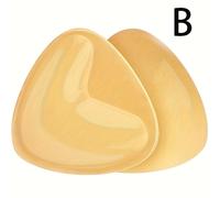 TEMU 2 unidades de almohadillas para sujetadores autoadhesivas de cara | Reutilizables, almohadillas de pecho engrosadas para natación, invisibles, marca CISILY