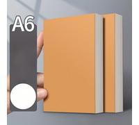 TEMU 2 unidades de Cuaderno Minimalista A6 128 Hojas/256 Páginas Papel /, Bloc de Notas Portátil y Práctico para Reuniones, Papel en Línea, Ideal para y Profesionales, Organización del Trabajo