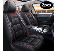 TEMU 2 unidades de fundas para asientos de coche de cuero sintético universal, tejido de tejido de punto, sin relleno, lavable a /secado , protección contra suciedad y para los modelos de vehículos
