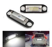 TEMU 2 unidades para luces de placa de matrícula LED de , lámparas blancas de 12V para S80 S40 V60 S60 C70 V50 V70, iluminación de matrícula de vehículo , instalación sin errores