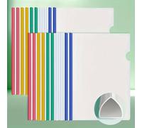 TEMU 20 2 Paquetes, Carpetas, Clips De Palanca, Clips De Barra De , Carpetas De Exhibición, Organizadores De Tiras, Suministros Escolares, Organizadores A4 Portátiles