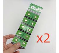 TEMU 20/40/60pcs AG1 LR621 364 Pila para Reloj | 1.55V Pila No Recargable de Botón para Mando a Distancia de Reloj, No Impermeable
