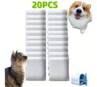 TEMU 20/40 piezas, desodorante para de gato, absorbente de olores para jaula de gato, filtro de reemplazo para de gato, adecuado para el control de olores en letrinas de gato automáticas.