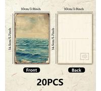 TEMU 20 Hojas de Tarjetas de - Temática Retro - Postales de Estilo con Diseños de y Naufragio, Páginas para Scrapbooking, Diarios, Regalos y Notas de Agradecimiento