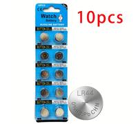 TEMU 20 piezas 10 piezas, Pilas de botón LR44 AG13 potencia y durabilidad prolongada Adecuadas para reloj/calcadora/mando a distancia
