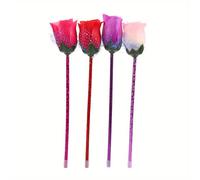 TEMU 20 Piezas Bolígrafo Flores Coloridas 0.5mm Tinta Azul Regalo para , Día del Maestro y San Valentín, para Escritura Cómoda, Ideal para al Colegio