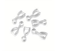 TEMU 20 piezas / Clip de colgante Broche de semillas de Conector de colgante Cuentas de abalorios de cobre para collar de bricolaje Suministros de joyería