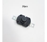 TEMU 20 Piezas de Botón Micro con Bloqueo Automático, Mini de Retención , 30V 1A, Adecuado para Tipo SMD de Linterna, Enchufe de Pared para Bombillas, DIY