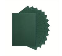 TEMU 20 piezas de Cartulina Verde Premium, 8..8", 180gsm/75lb - Ideal para Manualidades, Tarjetas de Felicitación, Certificados y Útiles Escolares