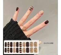 TEMU 20 Piezas de Envolturas de Uñas en Gel Semi-, Calidad de Salón, Duraderas y Fáciles de Aplicar - Compatibles con Cualquier Lámpara LED, Lima y