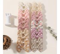 TEMU 20 piezas de para horquillas de tela floral, y versátiles, dulces pinzas para de caballo para el lateral, adecuadas para el uso diario y viajes.