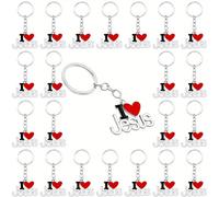 TEMU 20 Piezas Llavero Colgante Religioso para Puerta o Coche, Regalo de Oración para Pascua