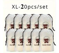 TEMU 20 piezas/set Bolsas de Almacenamiento para Viaje - Fundas con Cordón Antipolvo y Diseño Mate, Accesorios y para Organizar y