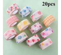 TEMU 20 rollos/30 rollos de cinta para dedos, cinta adhesiva transpirable, vendaje elástico no tejido, cinta para tatuajes de mascotas, cinta adhesiva , ideal para regalos diarios