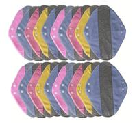 TEMU 20 unidades de almohadillas grandes de , almohadillas grandes que miden 27*21 cm, con pinzas de ala, adecuadas para uso nocturno y diario, almohadillas grandes para cuidado.