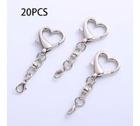 TEMU 20 unidades de llaveros de aleación de duraderos de - Anillos de de metal para bolsos, manualidades de costura, tiradores de cremallera y proyectos DIY