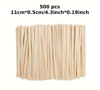 TEMU 200/500/1000 piezas de palitos desechables para café de 110 mm, palitos de madera de 4.3" para café y Roostertails, mezclador de bebidas con extremos lisos, palitos para cócteles