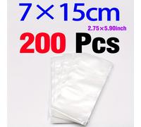 TEMU 200 piezas de bolsas de equipo de pesca MNFT - Secado rápido, no calidad de carnadas y para camping, almacenamiento de equipo de pesca | Diseño transparente | Material de PVC duradero