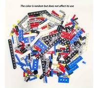 TEMU 200 piezas Serie Técnica Conjunto de bloques de construcción Accesorios - ABS Color mezclado Liftarm, Pasadores, Ejes y Conectores Kit de DIY para modelos de construcción Técnica