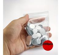 TEMU 200 unidades de placas circulares delgadas - 15 mm de diámetro, duraderas para tableros de planificación, manualidades, y organización - Adaptables, reutilizables y fáciles de usar