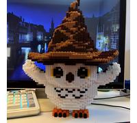 TEMU 2005 Piezas de Bloques de Construcción Sombrero de , Decoración Creativa de Animales 3D y Decoración de Habitación, Regalo para /Halloween/Día de San Valentín/Navidad/