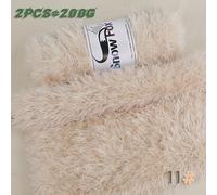 TEMU 200g Hilo de Pelo Sintético, Hilo para Tejer - Ideal para Ropa de Abrigo, Pijamas, Bufandas y Cárdigans - 1 Bolsa = 2 Piezas (200g Una)