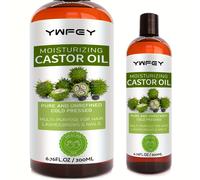 TEMU 200ml/6.7fl.oz Aceite de Ricino Puro para el Cabello, Cuidado Cabelludo y - Beige Frío-Prensado, Sin , No Diluido Multiusos (Champú con Aceite de Ricino) - Tratamiento Hidratante