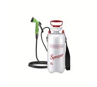 TEMU 2025 Conjunto de ducha de camping portátil de 5/8 litros - Kit de de ondas - Bomba de ducha de playa - Bomba de aire manual