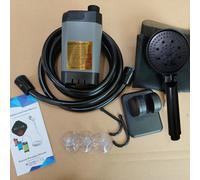 TEMU 2025 Ducha Portátil Nueva para Camping, Spopal 6000mAh Recargable con Pantalla LED Inteligente y Duradera, Bomba Impermeable IPX7 para Senderismo, Viajes y Mascotas