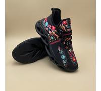 TEMU 2025 Nuevas Zapatillas de Moda con Patrones Coloridos para Mujeres, Ligeras, Absorción de Impactos, , Zapatillas para Correr al