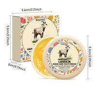 TEMU 20g ROZINO Lanolina para Manos y Pies Extremadamente y Agrietados - Crema Hidratante en Ácido Hialurónico, Instantáneo para Piel Agrietada, Adecuada para Manos, Codos, Tobillos y Zonas Secas