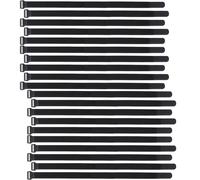 TEMU 20pcs de Nylon Duraderas - Correas Reutilizables con Hebilla Ajustable para Organizar Cables, Cordones y Electrónicos & Oficina en Casa - de Sujeción , Material Fuerte y Flexible