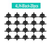 TEMU 20pcs Gotero de compensación de presión, sistema de micro-riego automático para jardín césped riego por goteo con conector de manguera con púas