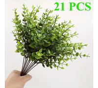 TEMU 21 piezas de arbustos de boj artificial para exteriores - un de de plantas, ideal para decoración interior y exterior, fotografía de y jardines al