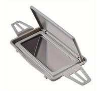 TEMU 2118100410 Parasol de Coche Panel Parasol Cubierta de Espejo de Maquillaje | Para E 2003-2006, de ABS, Cierre de Hebilla por CANTONDZ