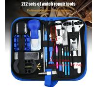 TEMU 212pcs Kit de herramientas de reparación de abridor de reloj, de palanca de relojero, destornillador, de clavija, conjunto de accesorios de relojero de banda de reloj, elección ideal para regalos