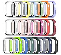 TEMU 22 piezas/juego de de vidrio templado para Apple Watch Series 11 10 9 4 5 6 SE 7 8 Tamaño 46 mm 45 mm 41 mm 44 mm 40 mm 42 mm Protector de pantalla con para Iwatch Additions