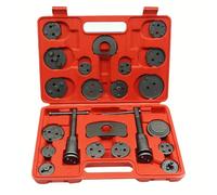 TEMU 22 piezas/juego Kit de herramientas de rebobinado de pistón de freno de disco de resistencia Herramienta de retroceso Kit de herramientas para reemplazo de pastillas de freno Restablecer