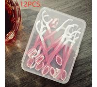 TEMU 24/12 piezas/ Cepillo de Dientes Mini Desechable para Viaje, en Uno con Hilo Dental, Cepillo de Dientes Portátil, Multifuncional y Práctico, Ideal para la Higiene Bucal