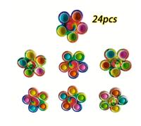 TEMU 24 de dedo con de color aleatorio, ideales para regalos de fiesta de , de carnaval, recompensas de y regalos de Navidad o .