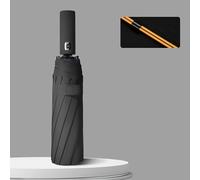 TEMU 24 Paraguas automáticos grandes tipo "Bone" de China, paraguas plegables portátiles a prueba de viento para negocios.