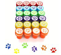 TEMU 24 sellos de de perro: autoentintables, flujo de tinta , varios estilos, perfectos para profesores, aulas, fiestas y actividades de aprendizaje
