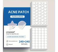 TEMU 240+240 Parches Transparentes para Adultos con Forma de Estrella - Tiras Limpiadoras de Poros, Sin Perfume, Sin Alcohol, Resistentes , No Tóxicos, Adecuados para Todo Tipo de Piel