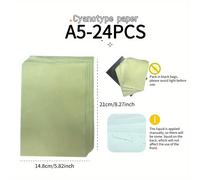 TEMU 24pcs papel de impresión solar, papel artesanal DIY, kit de papel de impresión solar, papel cianotipo, papel de impresión natural al sol, papel de pintura solar, disponibles en tamaños A4 A5 A6