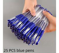 TEMU 25 bolígrafos neutros 0.5 para oficina, bolígrafos de , bolígrafos de agua para , bolígrafos de tinta y azul, bolígrafos de tinta líquida al por mayor