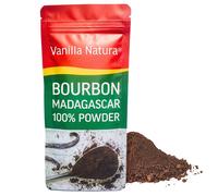 TEMU 25 g • Polvo de vainilla bourbon de Madagascar, 100% vaina molida • Polvo de vainilla de calidad prémium • Larga vida útil • Selección de bayas Prestige de Vanilla Natura