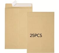 TEMU 25 sobres premium de 9x12 pulgadas - Autoadhesivos, tamaño A4 para tarjetas de agradecimiento e invitaciones - Perfectos para , fiestas, compromisos, ideales para organización de oficina