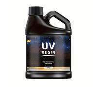 TEMU 250g/500g Resina Epoxi Transparente Kit Premezclado Adhesivo Solar Activado para Joyería, Curación Rápida y Duro